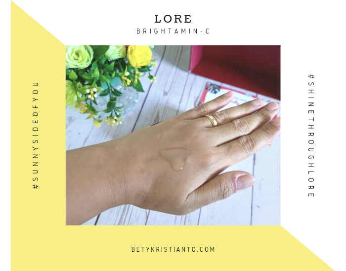 Review lore Brightamin-C serum