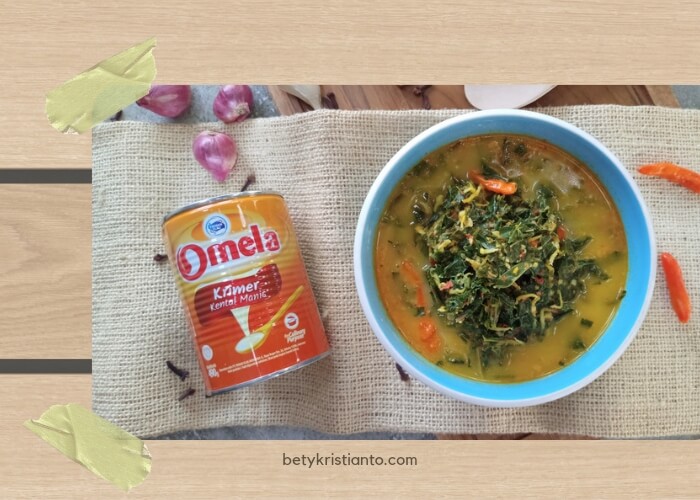 resep gulai daun singkong omela