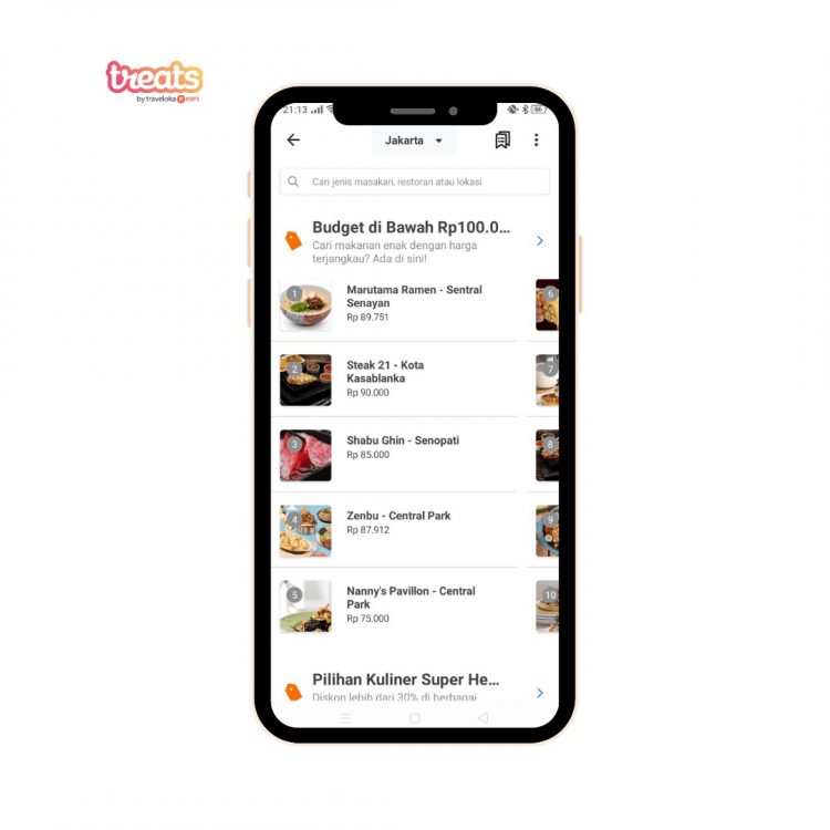 treats by traveloka eats